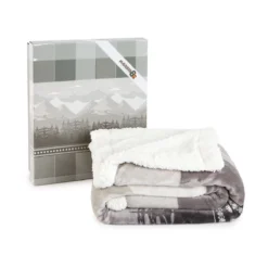 Coperta Plaid Morbidotto Zermatt Di Daunex - Dimensioni Varie K810 -Articoli Per La Casa coperta plaid morbidotto zermatt di daunex in pile coral e sherpa grigio 2 5