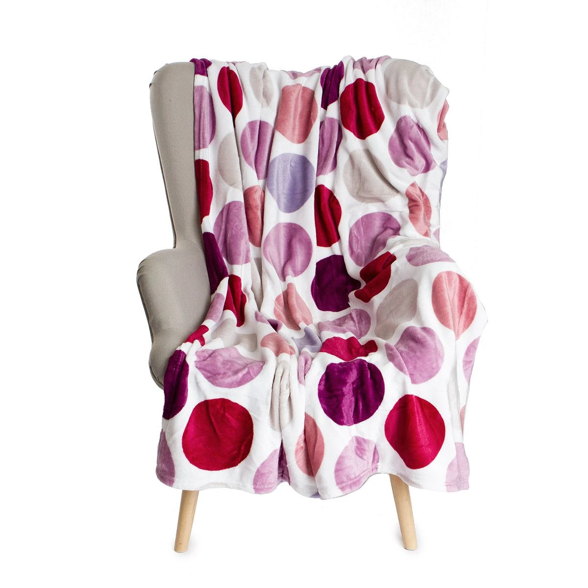 Coperta Plaid Noemi Di Nazareno Gabrielli In Pile Coral - Dimensioni Varie K798 3 Coperta Plaid Noemi Di Nazareno Gabrielli In Pile Coral - Dimensioni Varie K798 - immagine 3