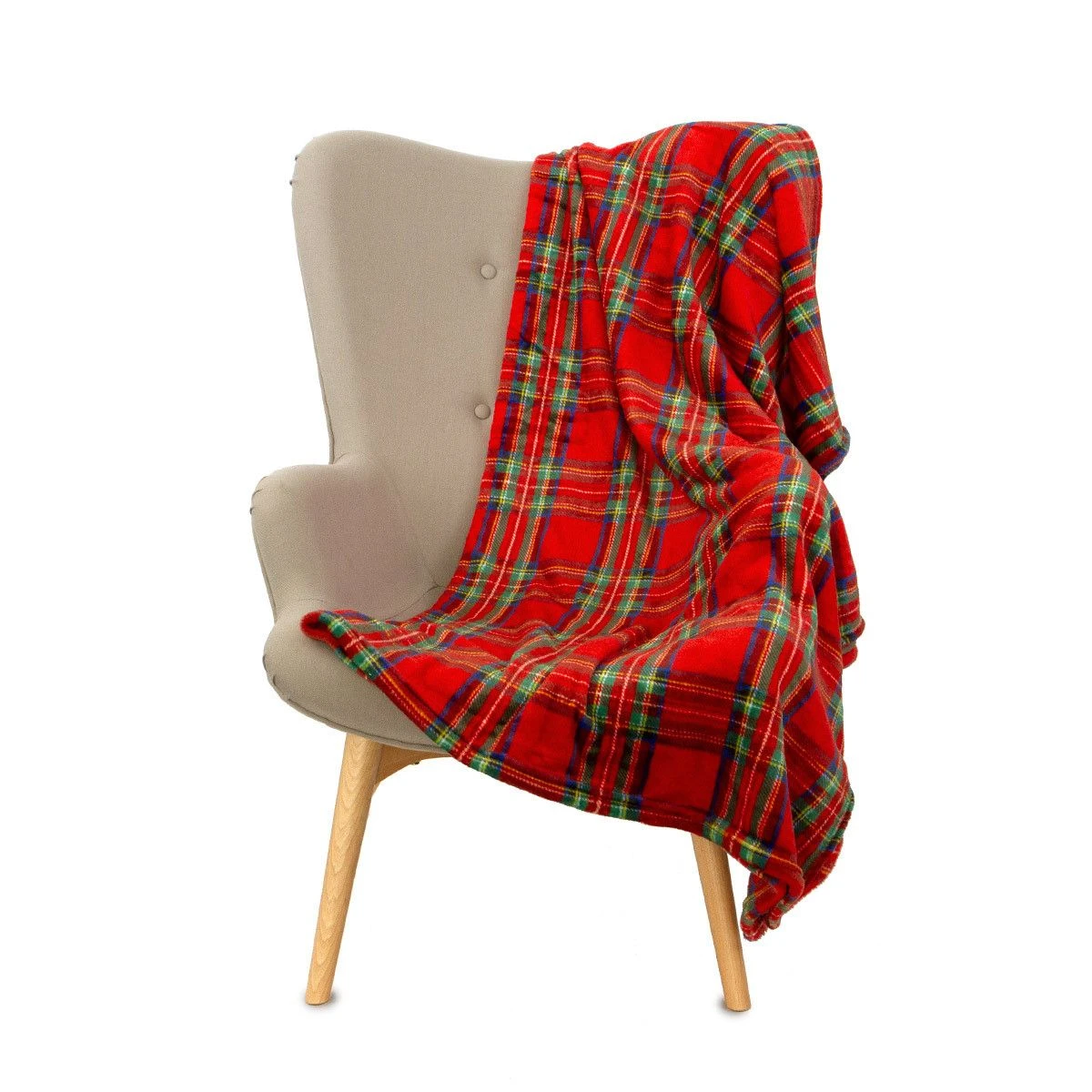 Coperta Plaid/Cuscino Oxford In Pile Coral 130x160 Cm K865 2 Coperta Plaid/Cuscino Oxford In Pile Coral 130x160 Cm K865 - immagine 2