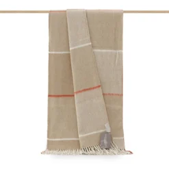 Coperta Misto Lana Lanerossi Art. Elba Con Frange Matrimoniale Due Piazze P730 -Articoli Per La Casa coperta lanerossi misto lana elba matrimoniale 4