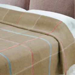 Coperta Misto Lana Lanerossi Art. Elba Con Frange Matrimoniale Due Piazze P730 -Articoli Per La Casa coperta lanerossi misto lana elba matrimoniale beige