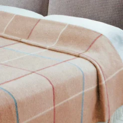 Coperta Misto Lana Lanerossi Art. Elba Con Frange Matrimoniale Due Piazze P730 -Articoli Per La Casa coperta lanerossi misto lana elba matrimoniale salmone