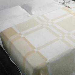 Coperta Misto Lana Lanerossi Marzotto Matrimoniale Art. Ischia P764 -Articoli Per La Casa coperta misto lana lanerossi marzotto ischia beige