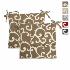 Coppia Cuscini Coprisedia Ramage Di Morbidissimi 40x40 Cm W114