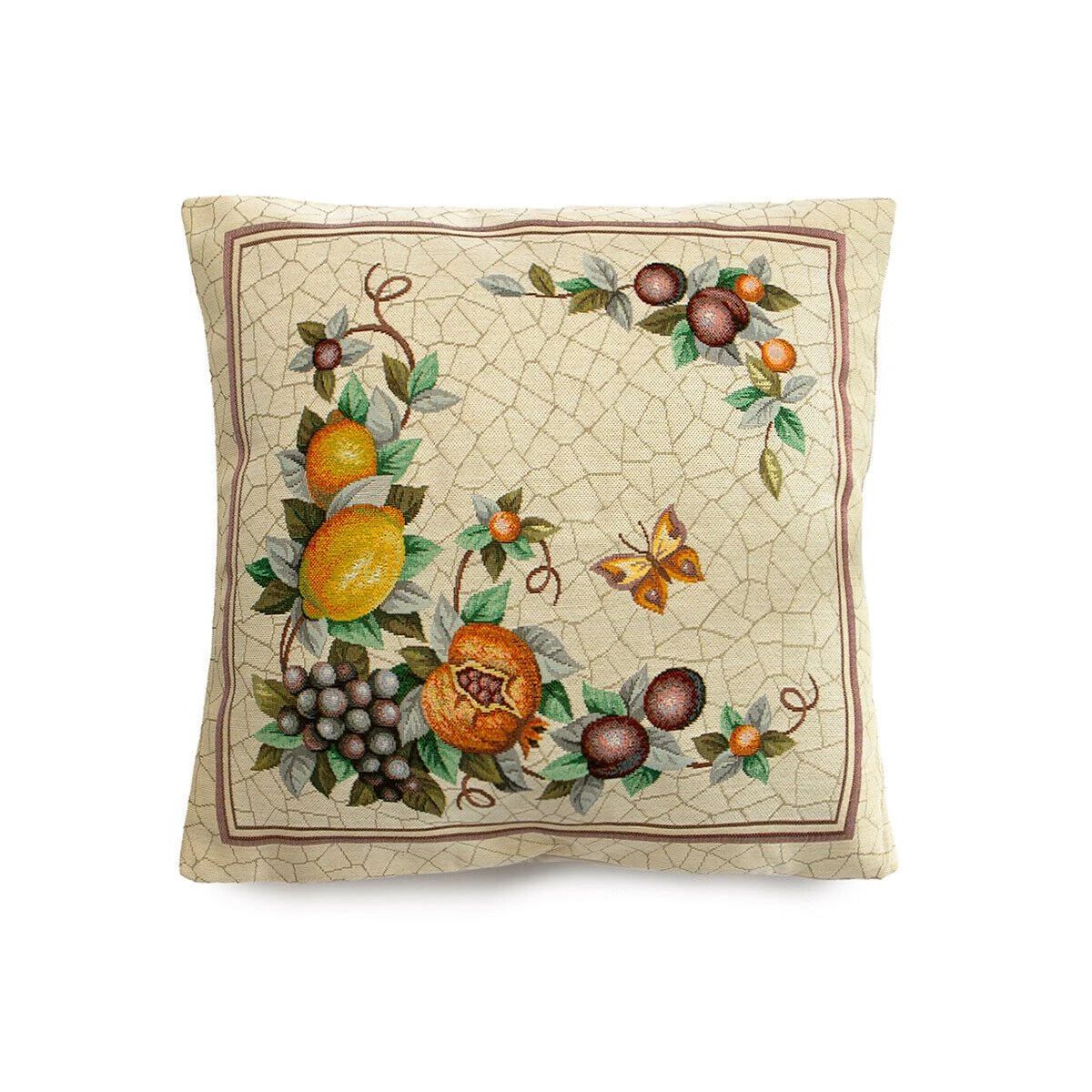 Fodera Cuscino Arredo Fruit In Gobelin 40x40 Cm Y798 1 Fodera Cuscino Arredo Fruit In Gobelin 40x40 Cm Y798