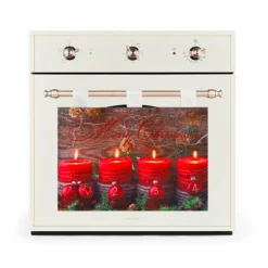 Copriforno Natalizio Avvento Con Luci A Led E Musica Z637