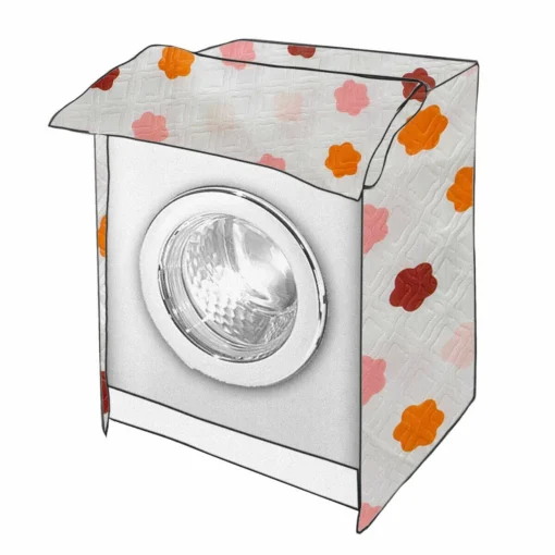 Coprilavatrice Fiorellini Con Chiusura A Zip 80x60x60 Cm Z455 -Articoli Per La Casa coprilavatrice fiorellini con chiusura a zip 1