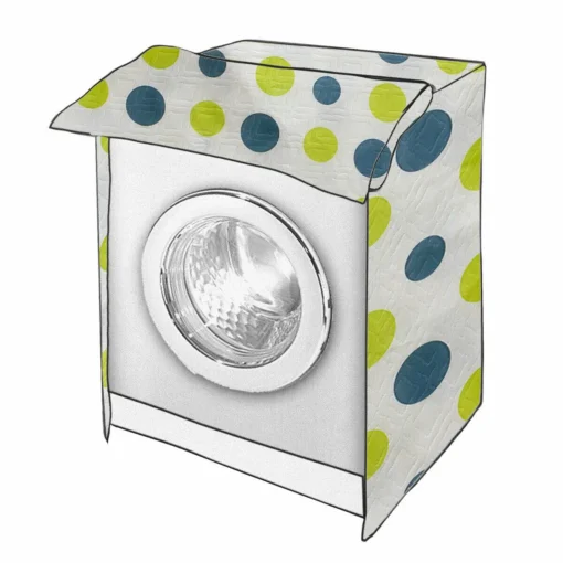 Coprilavatrice Pois Con Chiusura A Zip 80x60x60 Cm Z454 -Articoli Per La Casa coprilavatrice pois con chiusura a zip 1