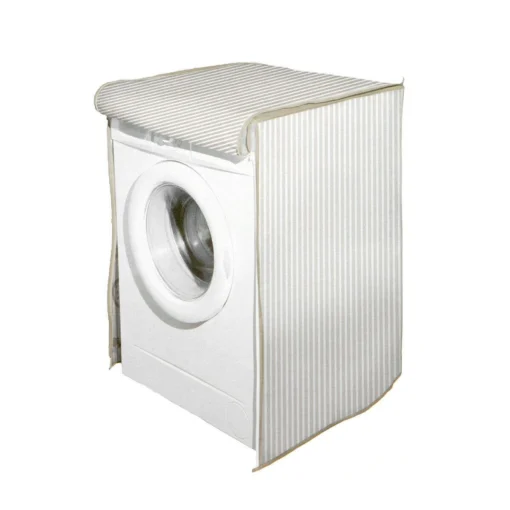 Coprilavatrice Righe Con Chiusura A Zip 62x58x85 Cm Z467 -Articoli Per La Casa coprilavatrice righe con chiusura a zip