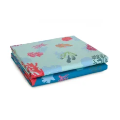 Copriletto Leggero Coralli Di Novia In Panama Di Cotone - Dimensioni Varie U543