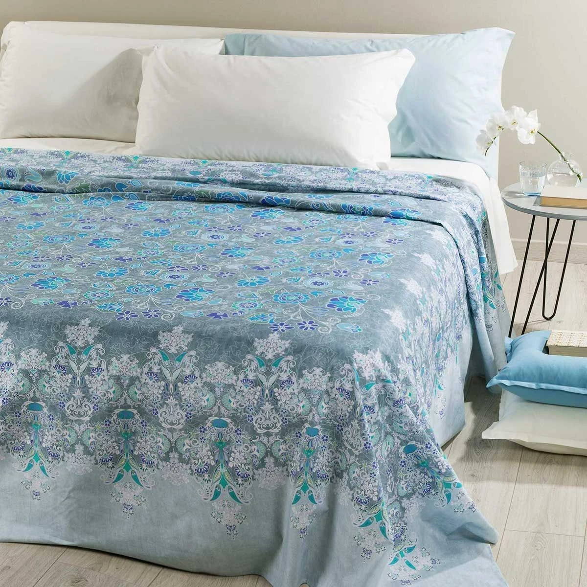 Copriletto Leggero Shamal Di Caleffi In Cotone Panama Matrimoniale Y318 2 Copriletto Leggero Shamal Di Caleffi In Cotone Panama Matrimoniale Y318 - immagine 2