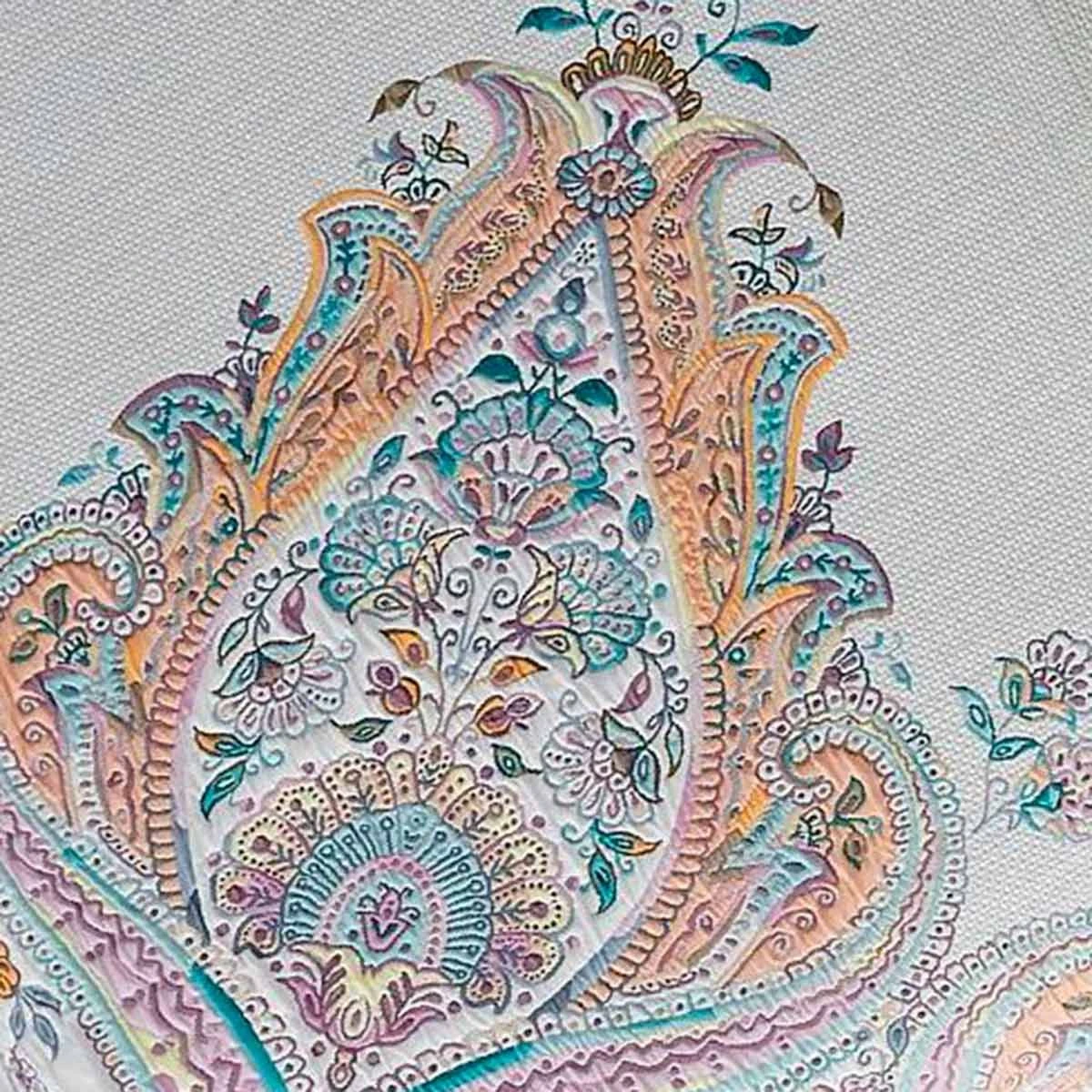 Copriletto Jacquard Indo Desert Di Manterol Per Letto Matrimoniale Y202 3 Copriletto Jacquard Indo Desert Di Manterol Per Letto Matrimoniale Y202 - immagine 3