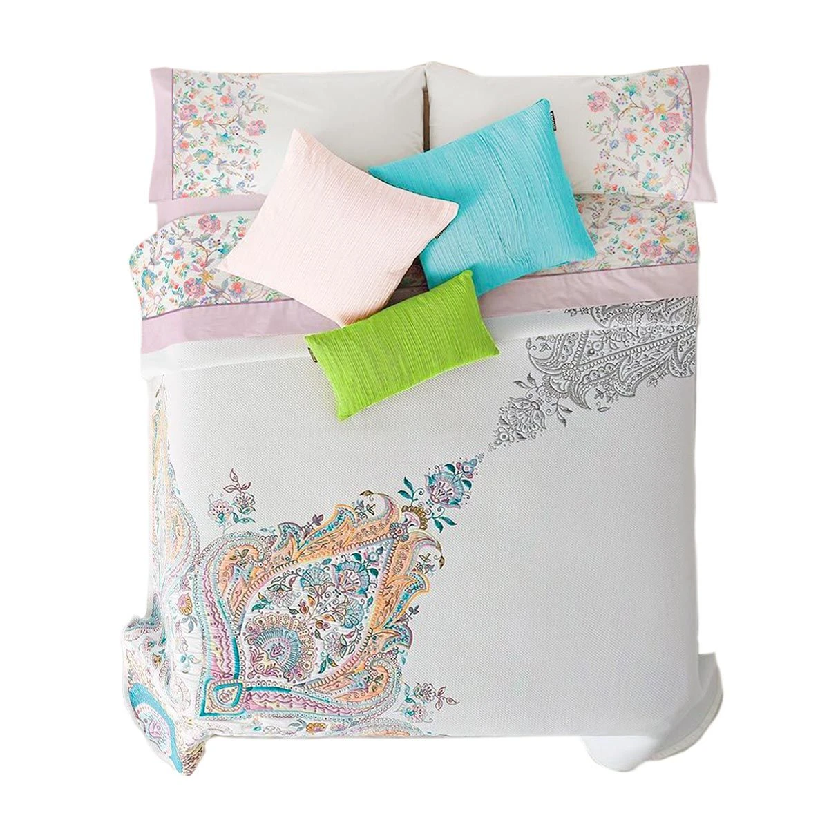 Copriletto Jacquard Indo Desert Di Manterol Per Letto Matrimoniale Y202 2 Copriletto Jacquard Indo Desert Di Manterol Per Letto Matrimoniale Y202 - immagine 2