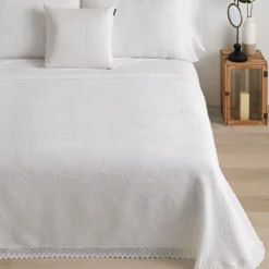 Copriletto Leggero Crochet Di Manterol Matrimoniale J394