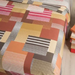 Copriletto Leggero Formentera Di Caleffi In Piquet - Dimensioni Varie K162 -Articoli Per La Casa copriletto leggero formentera di caleffi in piquet arancione 2 3