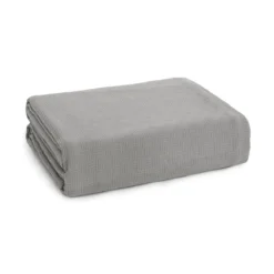 Copriletto Leggero Happy Morbidissimi In Piquet Di Cotone, Dimensioni Varie V887 -Articoli Per La Casa copriletto leggero happy di morbidissimi piquet puro cotone grigio 3