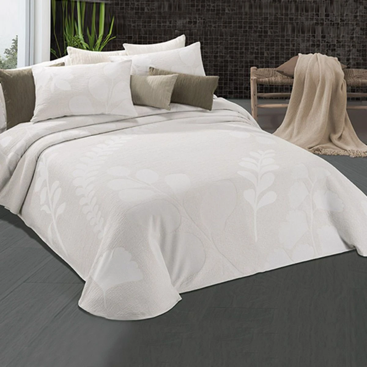 Copriletto Leggero Helecho Di Manterol Matrimoniale J391 2 Copriletto Leggero Helecho Di Manterol Matrimoniale J391 - immagine 2