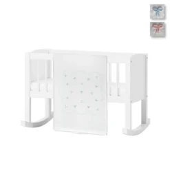 Copriletto Leggero Per Culla 00336 In Piquet Ricamato A Mano Y593