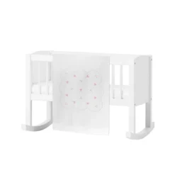 Copriletto Leggero Per Culla 00336 In Piquet Ricamato A Mano Y593 -Articoli Per La Casa copriletto leggero in piquet di puro cotone 00336 per culla rosa 1 1