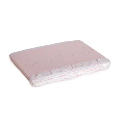 Copriletto Leggero Per Lettino Baby 0169 In Piquet Ricamato A Mano Y596 -Articoli Per La Casa copriletto leggero lettino baby in piquet di cotone 0169 rosa 2 1