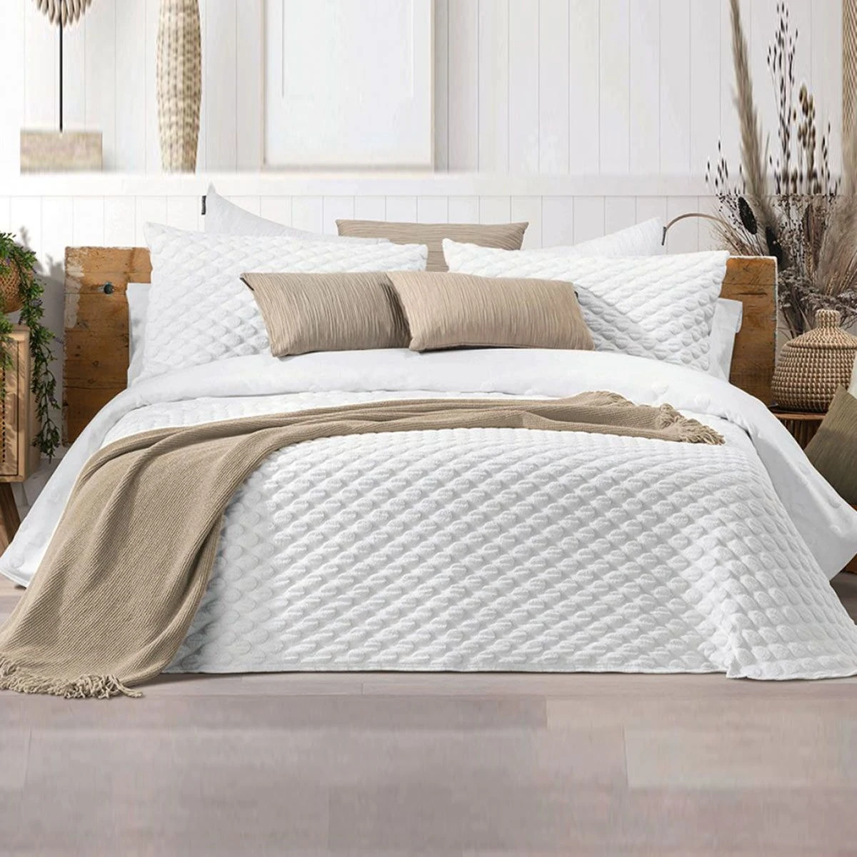 Copriletto Leggero Jacquard Set Point Di Manterol Matrimoniale K073 5 Copriletto Leggero Jacquard Set Point Di Manterol Matrimoniale K073 - immagine 5