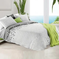 Copriletto Leggero Jacquard Set Point Di Manterol Matrimoniale K073 10 Copriletto Leggero Jacquard Set Point Di Manterol Matrimoniale K073 -Articoli Per La Casa copriletto leggero set point di manterol matrimoniale grigio 1