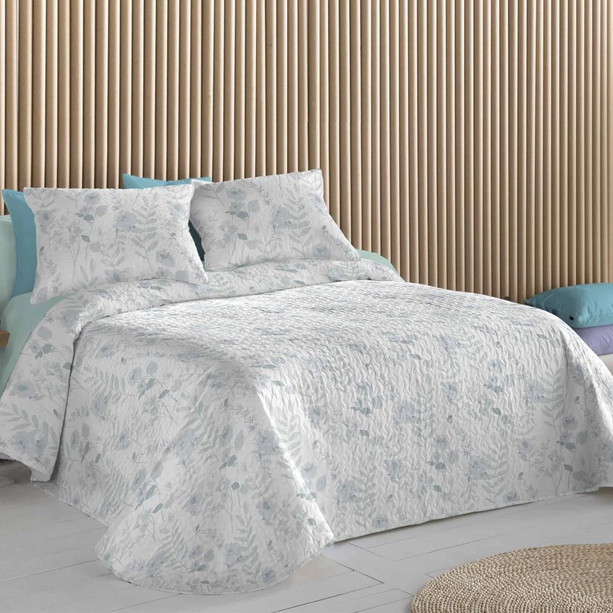 Copriletto Trapuntato Aliana Boutis Per Letto Matrimoniale J425 2 Copriletto Trapuntato Aliana Boutis Per Letto Matrimoniale J425 - immagine 2