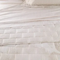 Copriletto Trapuntato Geo White Alviero Martini In Raso Matrimoniale J508 -Articoli Per La Casa copriletto trapuntato geo white alviero martini in raso matrimoniale 3