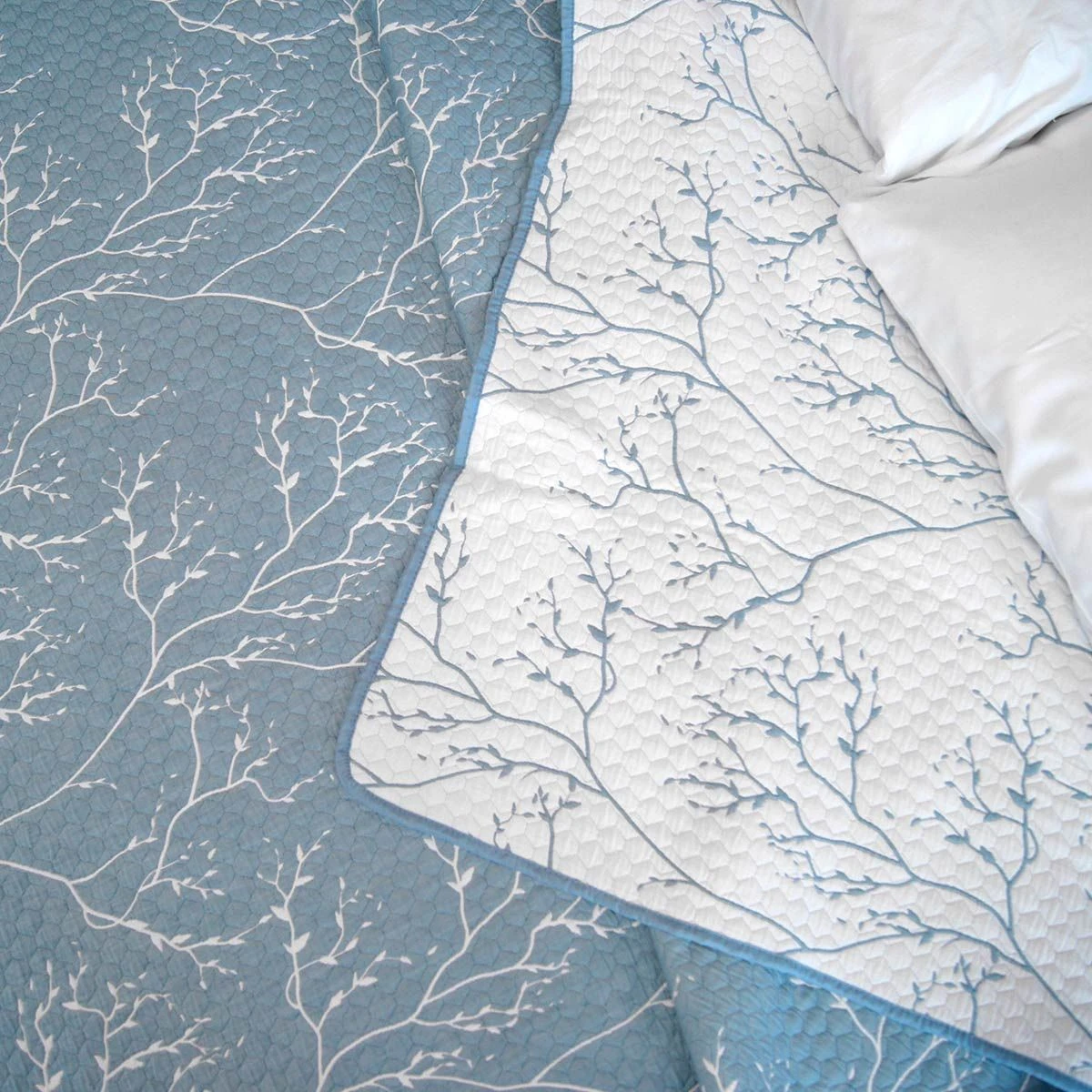 Copriletto Trapuntato Leggero Jacquard Mayan Matrimoniale W905 3 Copriletto Trapuntato Leggero Jacquard Mayan Matrimoniale W905 - immagine 3