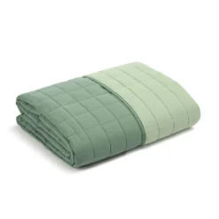 Copriletto Trapuntato Modern Caleffi Tinta Unita Bicolor - Dimensioni Varie S652 11 Copriletto Trapuntato Modern Caleffi Tinta Unita Bicolor - Dimensioni Varie S652 -Articoli Per La Casa copriletto trapuntato modern caleffi bicolor in microfibra giada 3