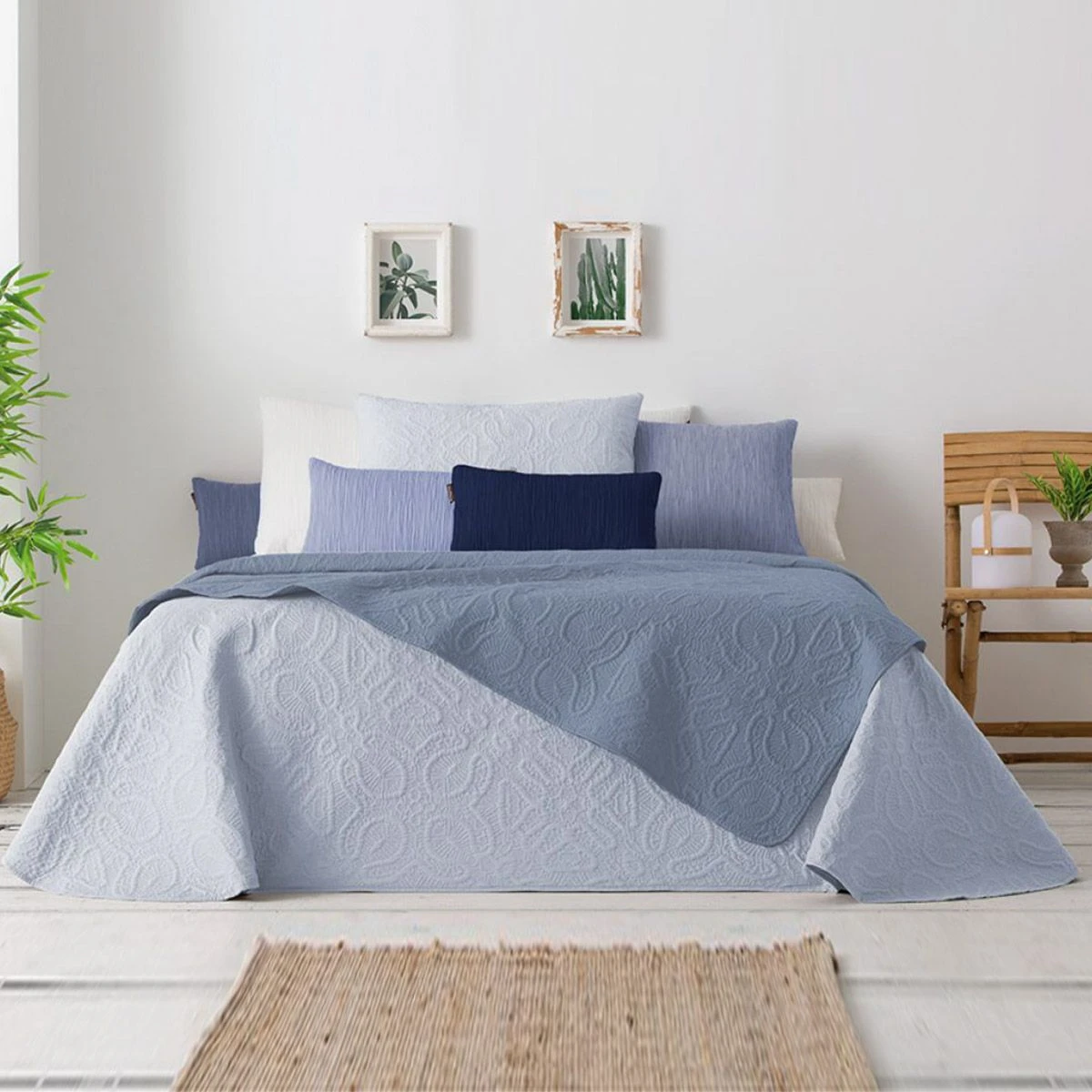 Copriletto Trapuntato Summer Soft 003 Bicolore Matrimoniale K063 2 Copriletto Trapuntato Summer Soft 003 Bicolore Matrimoniale K063 - immagine 2