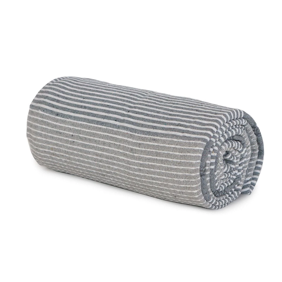 Copriletto Leggero Righe Cotone Jacquard Tinto In Filo Matrimoniale U386 5 Copriletto Leggero Righe Cotone Jacquard Tinto In Filo Matrimoniale U386 - immagine 5