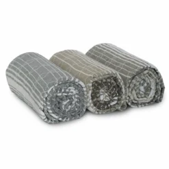 Copriletto Leggero Rombi Cotone Jacquard Tinto In Filo - Dimensioni Varie U385