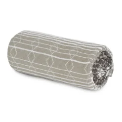 Copriletto Leggero Rombi Cotone Jacquard Tinto In Filo - Dimensioni Varie U385 -Articoli Per La Casa copriletto leggero in cotone jacquard rombi panna