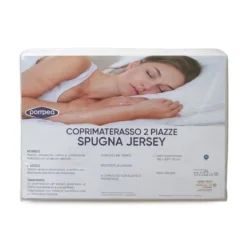 Coprimaterasso Pompea In Spugna Jersey - Dimensioni Varie Z495 -Articoli Per La Casa coprimaterasso in spugna jersey pompea 3 2