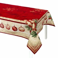 Copritavolo Tovaglia Natalizia Candles In Gobelin - Dimensioni Varie Z800