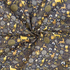 Cotone Natalizio Al Metraggio Fairy Per Cucito Creativo Altezza 145 Cm J531