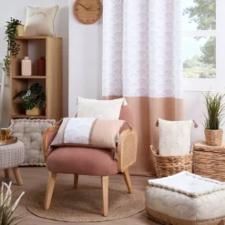 Cuscino Arredo Achillea Rettangolare 30x50 Cm W981 -Articoli Per La Casa cuscino arredo achillea beige rettangolare 30x50 cm con nappe in juta 5