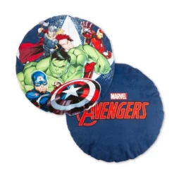 Cuscino Arredo Avengers Marvel Sagomato Stampato Rotondo J740 -Articoli Per La Casa cuscino arredo avengers marvel sagomato stampato rotondo 3