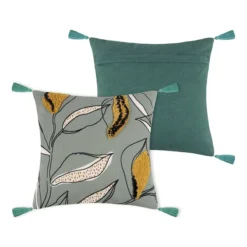 Cuscino Arredo Iguapo Quadrato 40x40 Cm Con Nappe W973 7 Cuscino Arredo Iguapo Quadrato 40x40 Cm Con Nappe W973 -Articoli Per La Casa cuscino arredo iguapo vert quadrato 40x40 cm con nappe 3 1