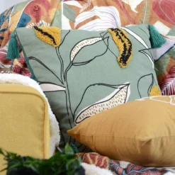 Cuscino Arredo Iguapo Quadrato 40x40 Cm Con Nappe W973 8 Cuscino Arredo Iguapo Quadrato 40x40 Cm Con Nappe W973 -Articoli Per La Casa cuscino arredo iguapo vert quadrato 40x40 cm con nappe 4 1