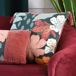 Cuscino Arredo Ivanna Multicolor Quadrato 40x40 Cm Con Nappe J414 -Articoli Per La Casa cuscino arredo ivanna multicolor quadrato 40x40 cm 4