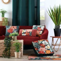 Cuscino Arredo Ivanna Multicolor Quadrato 40x40 Cm Con Nappe J414 -Articoli Per La Casa cuscino arredo ivanna multicolor quadrato 40x40 cm 5