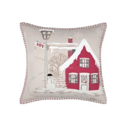 Cuscino Arredo Natalizio Decor Naturale Quadrato 45x45 Cm X090