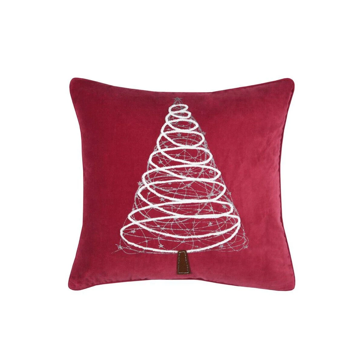 Cuscino Arredo Natalizio Decor Rosso Quadrato 45x45 Cm X089 1 Cuscino Arredo Natalizio Decor Rosso Quadrato 45x45 Cm X089