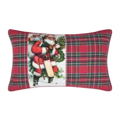 Cuscino Arredo Natalizio Oswald Multicolor Rettangolare 30x50 Cm X085