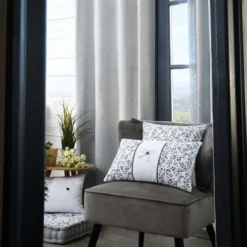 Cuscino Arredo Ombeline Grigio Rettangolare 30x50 Cm J406 -Articoli Per La Casa cuscino arredo ombeline grigio rettangolare 30x50 cm 5