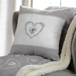 Cuscino Arredo Pauline Quadrato 40x40 Cm W074 -Articoli Per La Casa cuscino arredo pauline 40x40 cm grigio 4 1