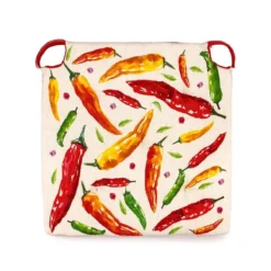 Cuscino Coprisedia Chili In Puro Cotone K102
