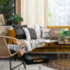 Cuscino Da Pavimento Ethnograf 45x45x10 Cm Con Manico J417 5 Cuscino Da Pavimento Ethnograf 45x45x10 Cm Con Manico J417 -Articoli Per La Casa cuscino da pavimento ethnograf 45x45x10 cm con manico 3